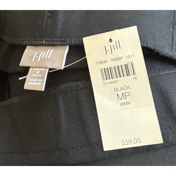 J Jill Pencil Skirt NWT Sz M Black Officecore Dark Academia Corpcore - Picture 3 of 5
